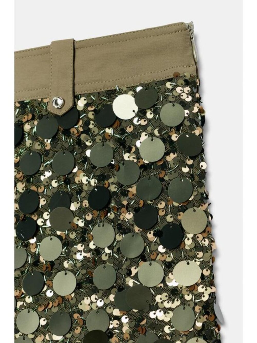 ZARA SEQUIN MINI SKIRT - Picture 7 of 7